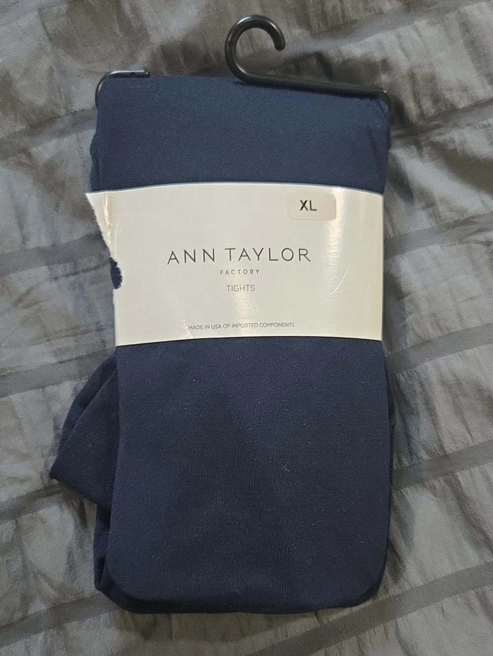 Ann Taylor Factory Navy Opaque Tights